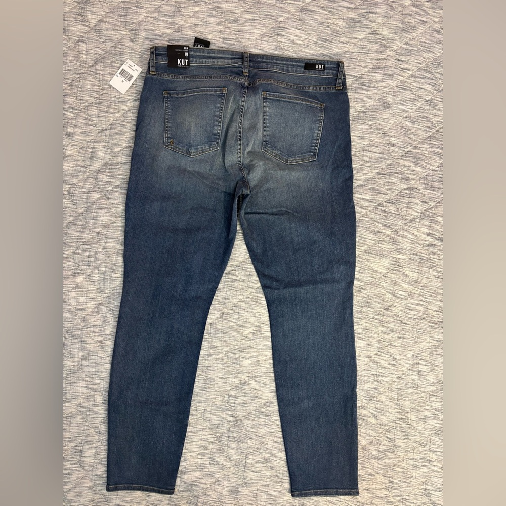 KUT From The Kloth Mia Toothpick Skinny Jeans Sz 18 NWT | KUT Women Skinny Jean- - Picture 6 of 10